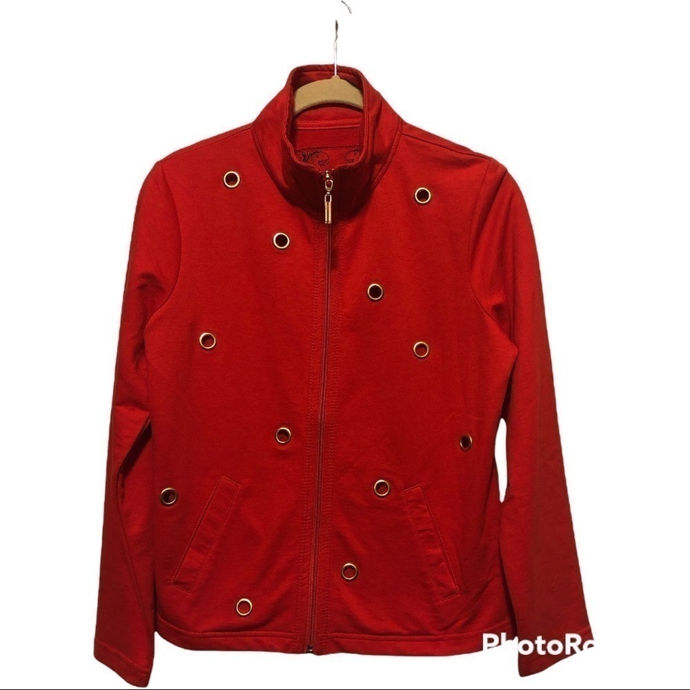 Sport Couture Petite zipper front jacket size PS